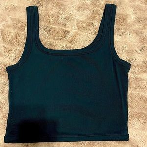 lulu lemon size 4 tank top black